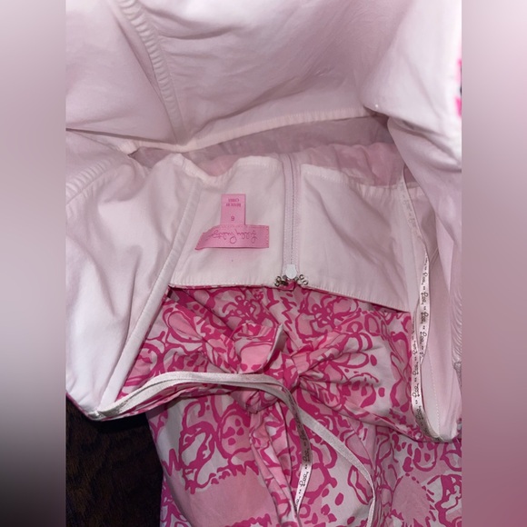 Lilly Pulitzer Strapless Richelle Dress size 6 in She's a Fox Print, NWOT - Picture 3 of 6